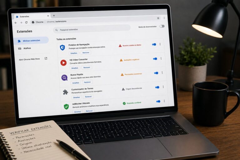 Como identificar extensões suspeitas instaladas no navegador