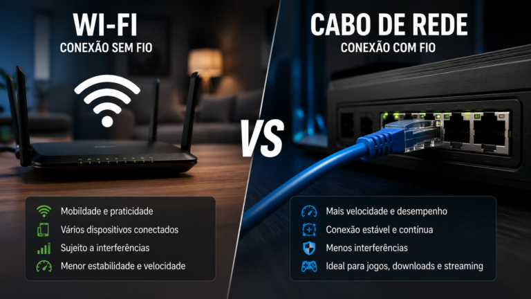 Wi-Fi ou cabo de rede: qual é a diferença na conexão