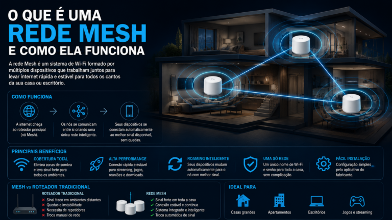 O que é uma rede Mesh e como ela funciona