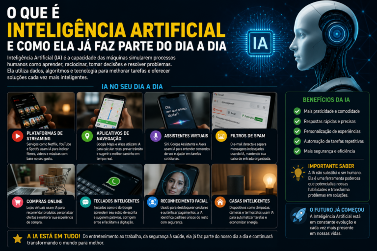 O que é inteligência artificial e como ela já faz parte do dia a dia