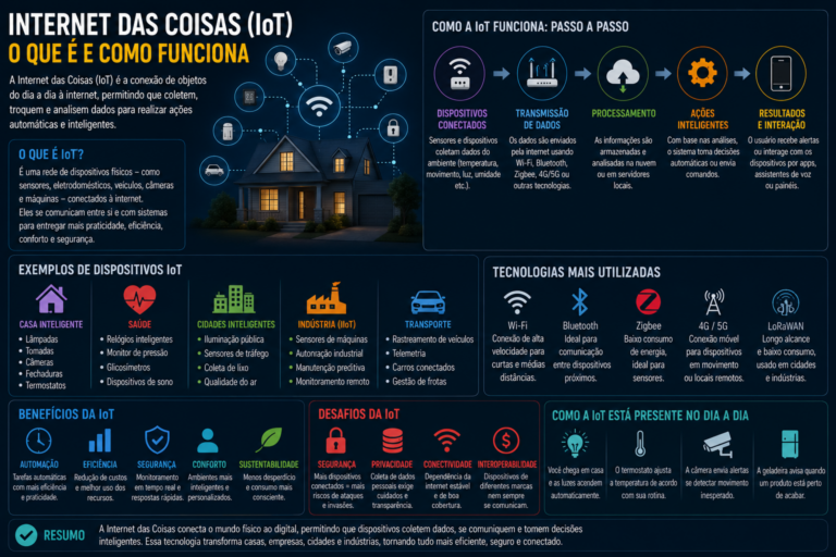 O que significa Internet das Coisas e como ela funciona
