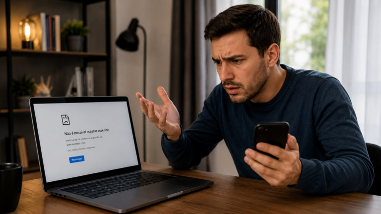 Por que alguns sites abrem e outros não na mesma internet