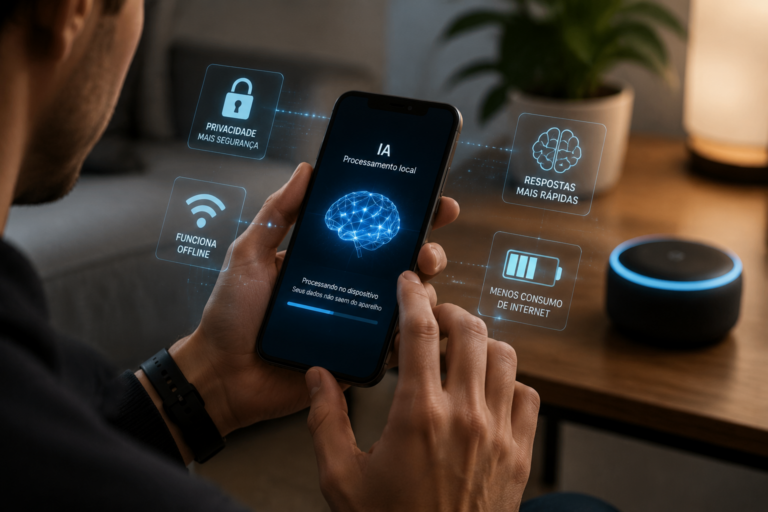 O que é processamento local de inteligência artificial