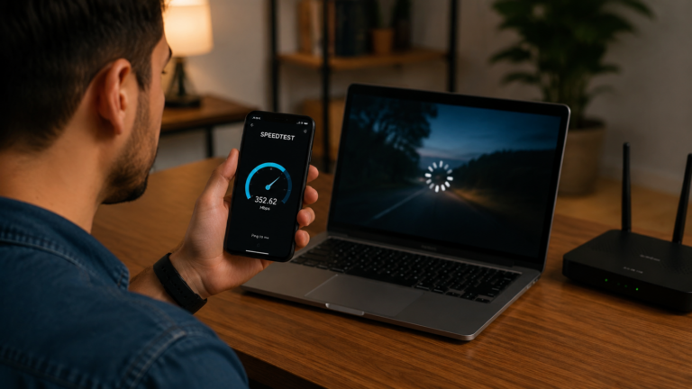 Por que o Speedtest pode mostrar uma velocidade e o aplicativo usar outra
