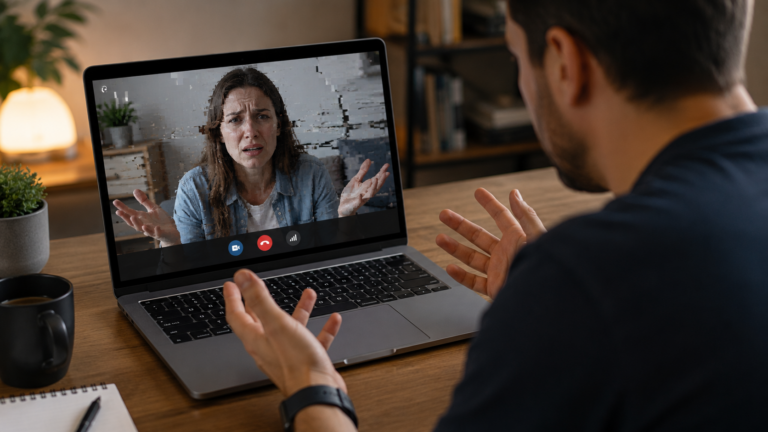 Por que uma chamada trava mesmo com internet rápida