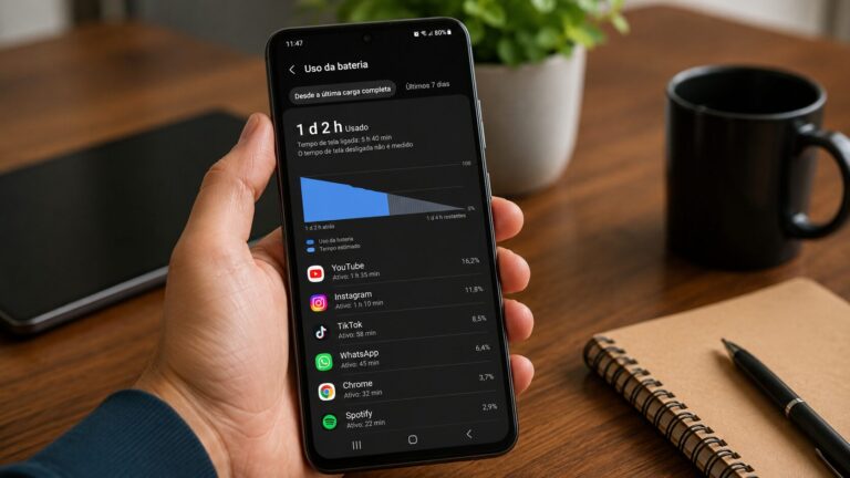 Como saber quais aplicativos estão consumindo mais bateria