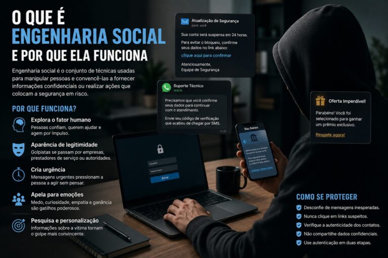 O que é engenharia social e por que ela funciona