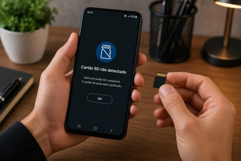 O que fazer quando o celular não reconhece o cartão de memória